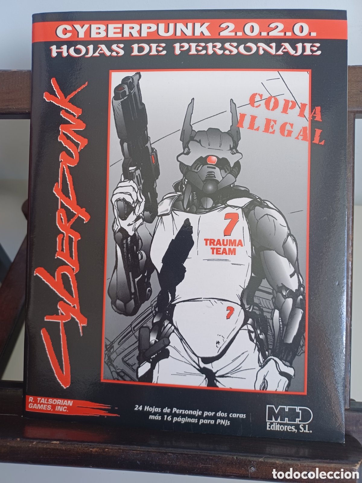 Juegos Antiguos: Cyberpunk 2.0. Hojas de personaje/ Juego de rol/ M+D