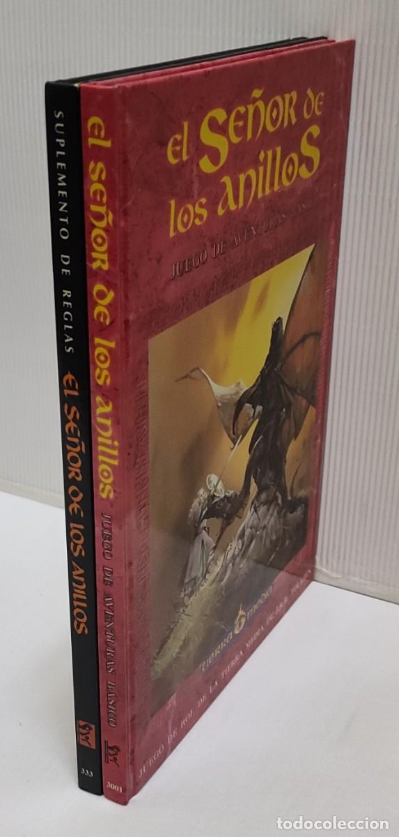 Juegos Antiguos: EL SE&Ntilde;OR DE LOS ANILLOS. JUEGO DE ROL DE LA TIERRA MEDIA CON SUPLEMENTO DE REGLAS.