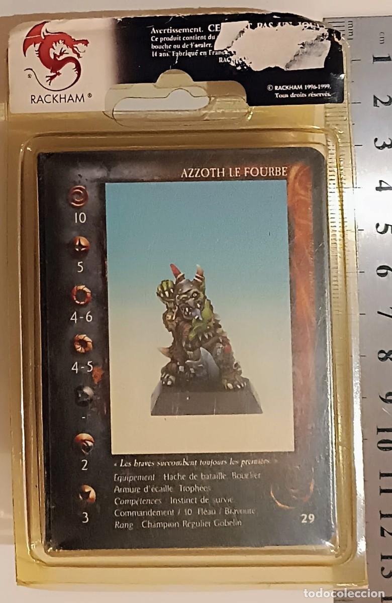 Juegos antiguos: Azzoth Le Fourbe - Rackham Confrontation - Bl&iacute;ster Original (MINT) - Foto 1