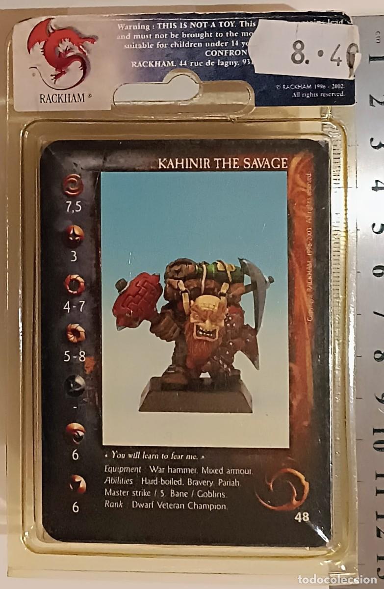 Juegos Antiguos: Kahinir The Savage - Rackham Confrontation - Bl&iacute;ster Sellado (MINT)