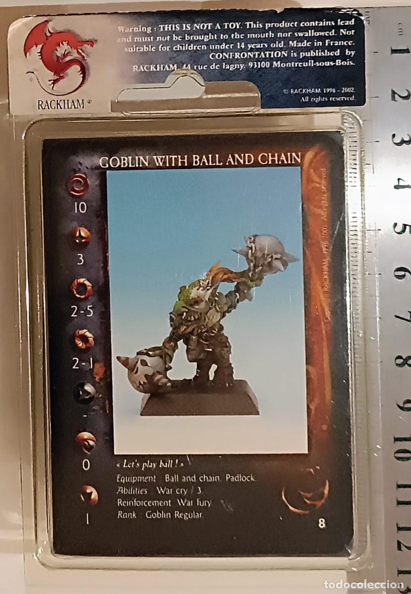 Juegos Antiguos: Pack 3 Goblins With Ball And Chain - Rackham Confrontation - Bl&iacute;ster sealed MINT