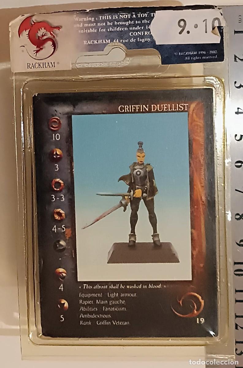 Juegos antiguos: Griffin Duellists - Pack 3 Figuras - Rackham Confrontation - MINT - Foto 1