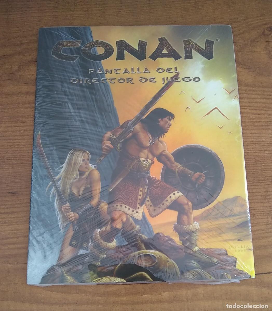 Juegos Antiguos: CONAN JUEGO DE ROL PANTALLA DEL DIRECTOR DE JUEGO EDGE PRECINTADO