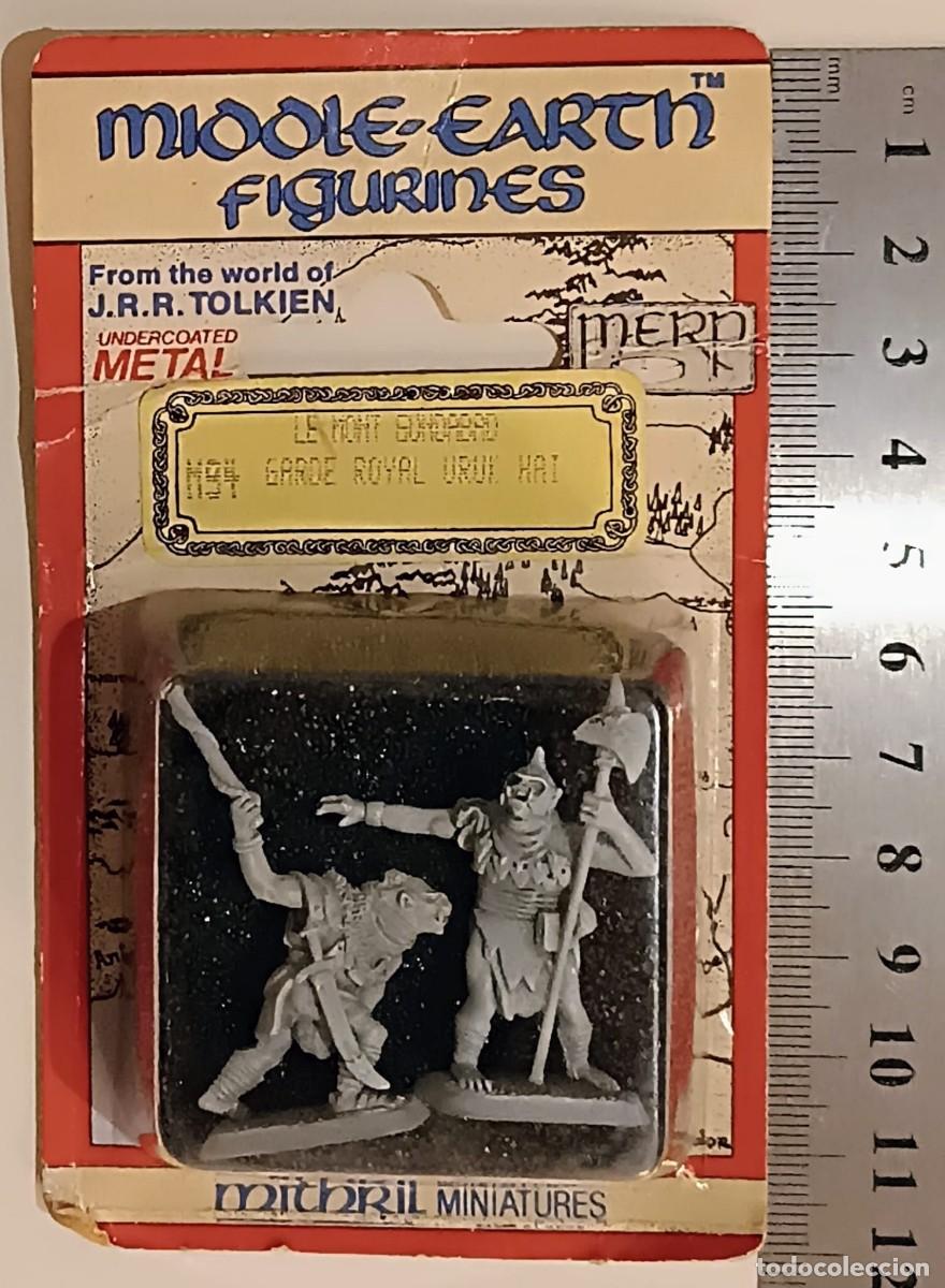 Juegos Antiguos: M84: Guardia Real Uruk-Hai - Mithril Miniatures - MINT