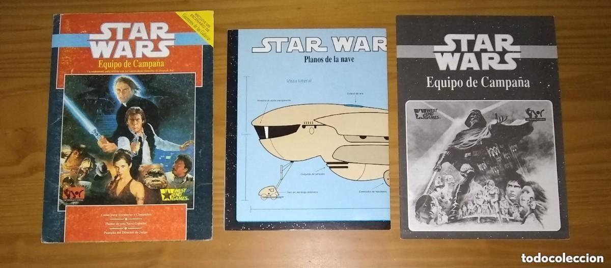 Juegos Antiguos: EQUIPO DE CAMPA&Ntilde;A (PANTALLA DEL DIRECTOR DE JUEGO) SUPLEMENTO STAR WARS JUEGO DE ROL JOC