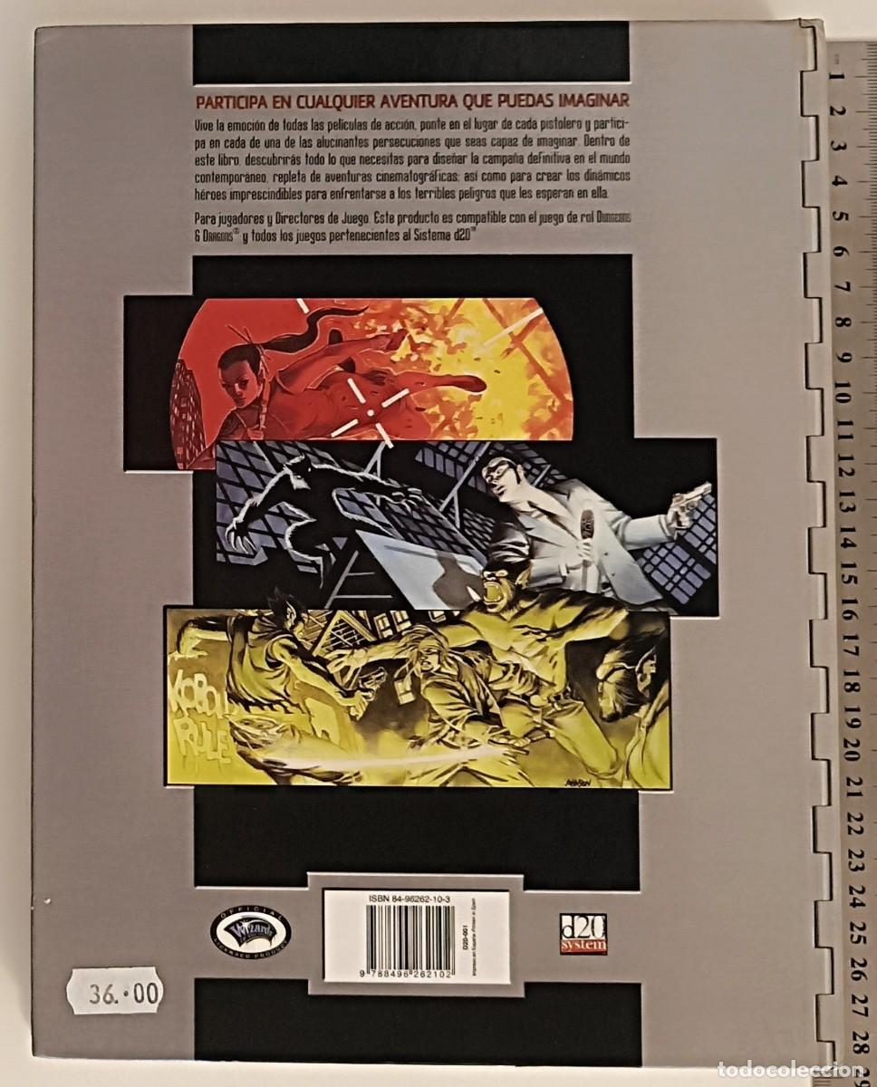Juegos antiguos: d20 Moderno Juego de Rol (Devir 2004) | Libro de Reglas B&aacute;sico | Impecable | Mint - Foto 2