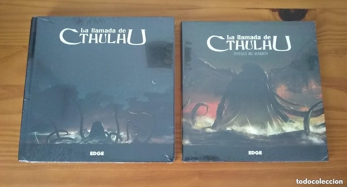 Juegos Antiguos: LA LLAMADA DE CTHULHU LIBRO BASICO + PANTALLA DEL GUARDIAN JUEGO DE ROL EDGE PRECINTADO