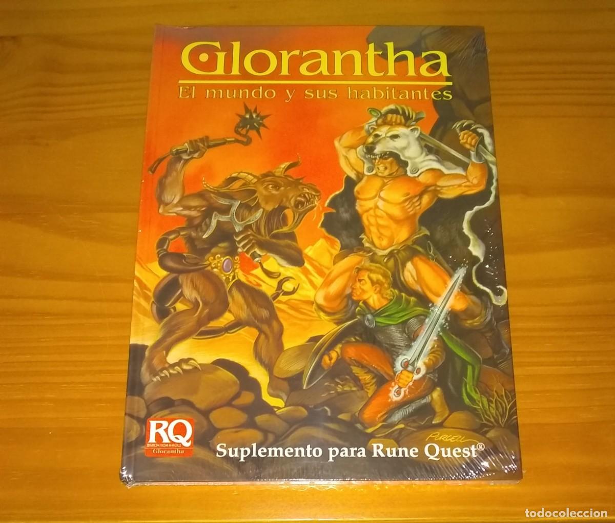 Juegos Antiguos: GLORANTHA EL MUNDO Y SUS HABITANTES SUPLEMENTO RUNEQUEST JUEGO DE ROL JOC INTERNACIONAL PRECINTADO