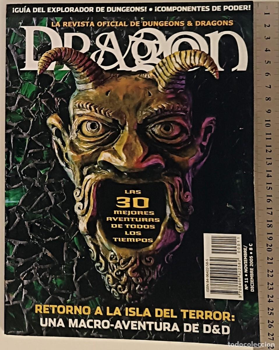 Juegos Antiguos: D&D Revista Dragon N&ordm; 11 | 30 Mejores Aventuras | Isla del Terror | Mint