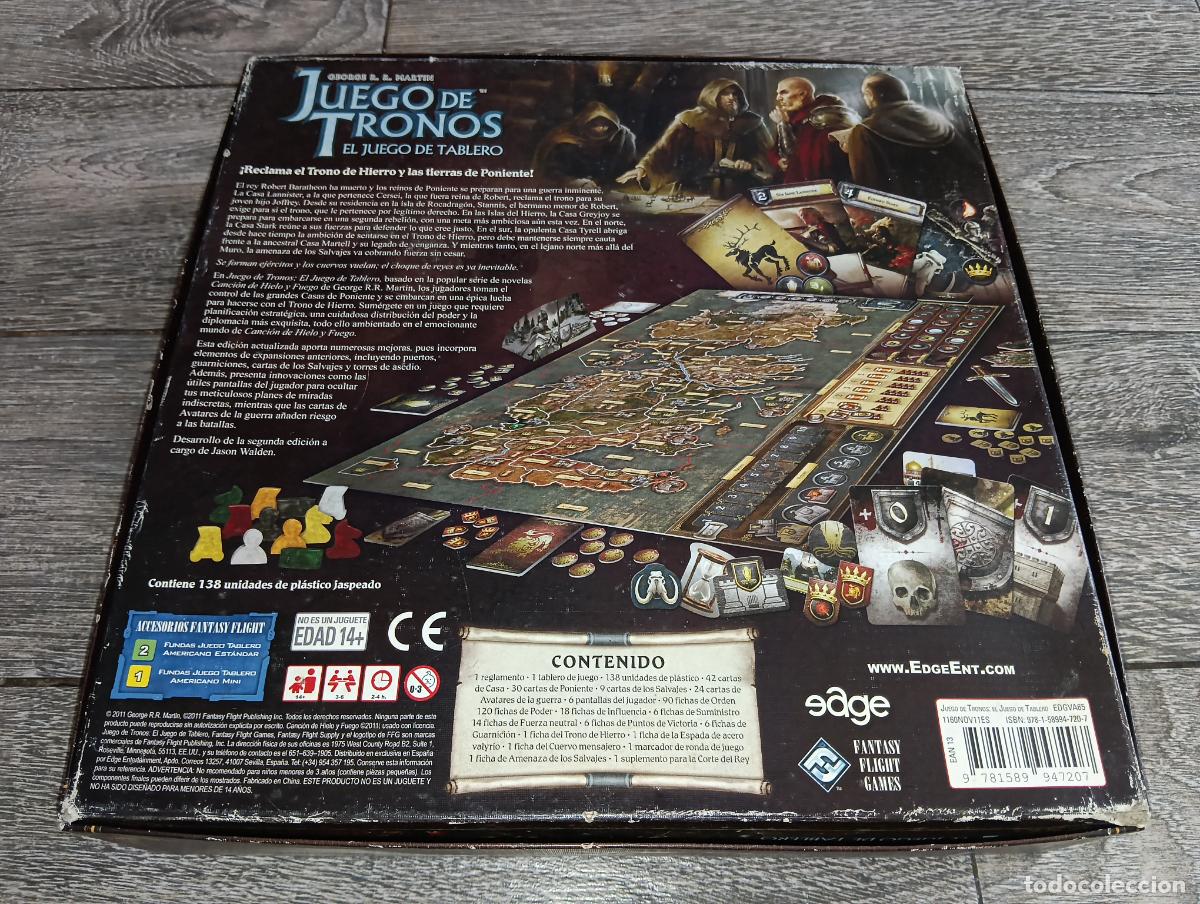Juegos antiguos: Juego de tronos El Juego de tablero completo - Foto 6