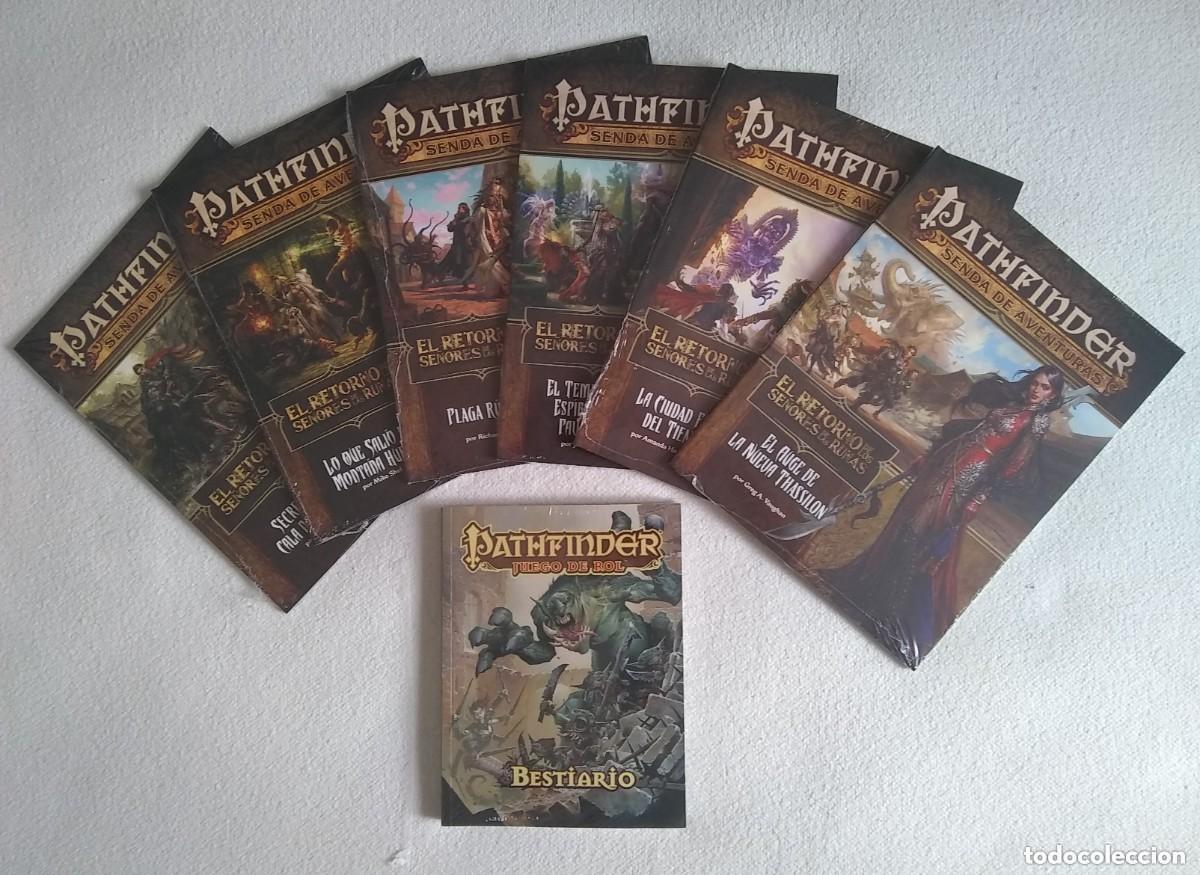 Old Games: PATHFINDER: EL RETORNO DE LOS SE&Ntilde;ORES DE LAS RUNAS 1-6 + BESTIARIO JUEGO DE ROL DEVIR PRECINTADO