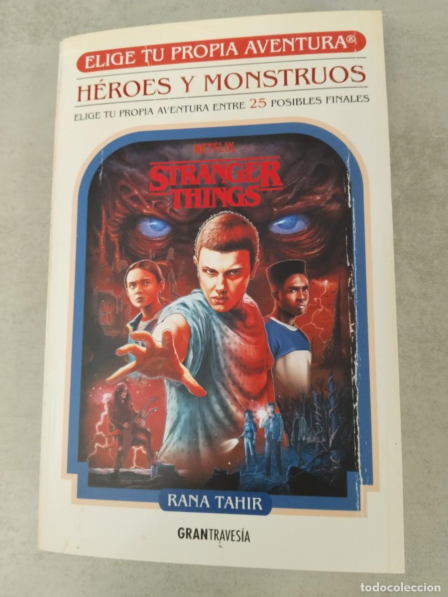 Juegos Antiguos: LIBROJUEGO HEROES Y MONSTRUOS, ELIGE TU PROPIA AVENTURA, STRANGER THINGS RANA TAHIR GRANTRAVESIA
