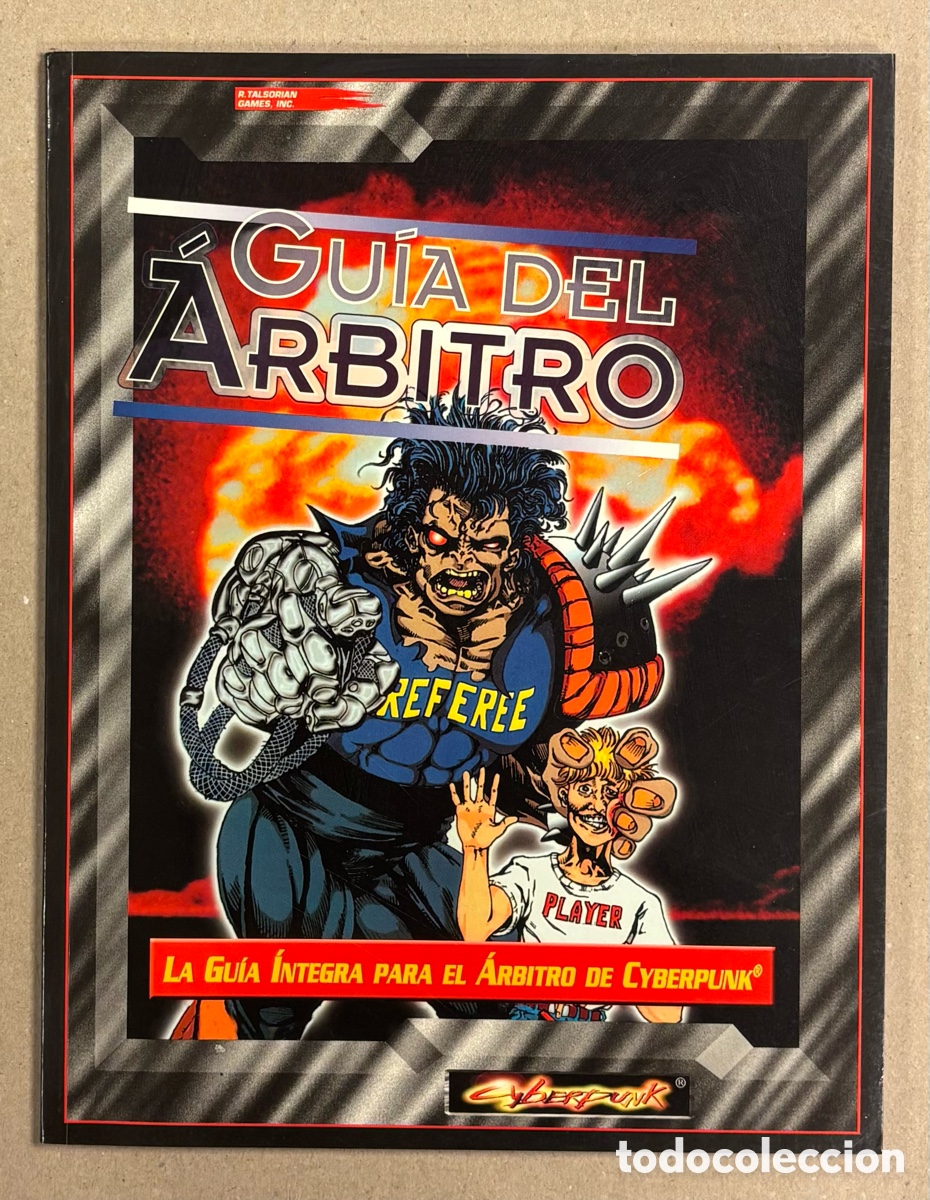 Jogos Antigos: GU&Iacute;A DEL &Aacute;RBITRO. LA GU&Iacute;A &Iacute;NTEGRA PARA EL &Aacute;RBITRO DE CYBERPUNK. M+D EDITORES 1999. #CP118.