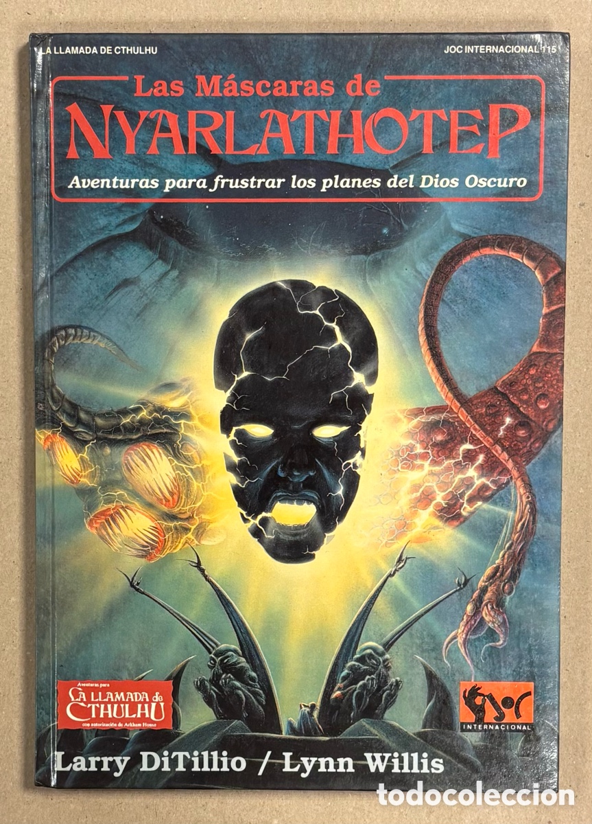 Old Games: LAS M&Aacute;SCARAS DE NYARLATHOPED. LARRY DITRILLO & LYNN WILLIS. LA LLAMADA DE CTHULHU. JOC INTERNACIONAL