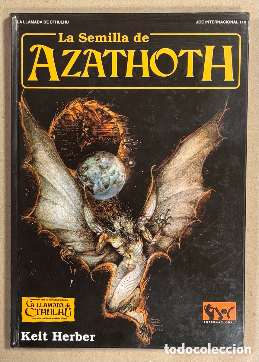 Jogos Antigos: LAS SEMILLA DE AZATHOTH. KEIT HERBER. LA LLAMADA DE CTHULHU. JOC INTERNACIONAL 1991. #114