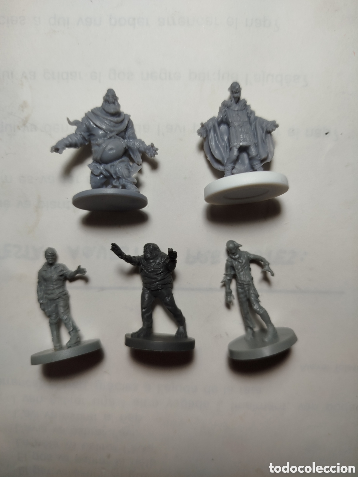 Juegos Antiguos: Lote 5 zombies PVC retro