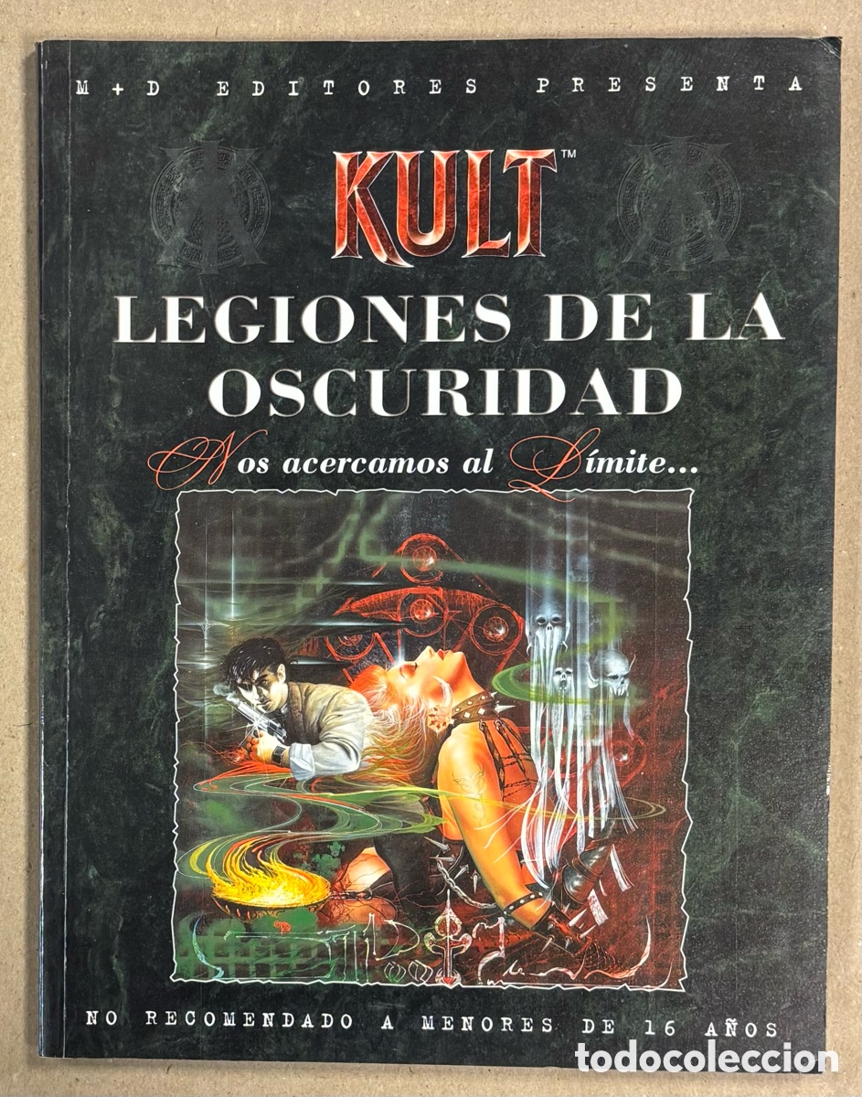 Jogos Antigos: KULT LEGIONES DE LA OSCURIDAD. GUNILLA JOHNSON Y MICHAEL PETERSEN. M+H EDITORES 1996. #KT203. ROL