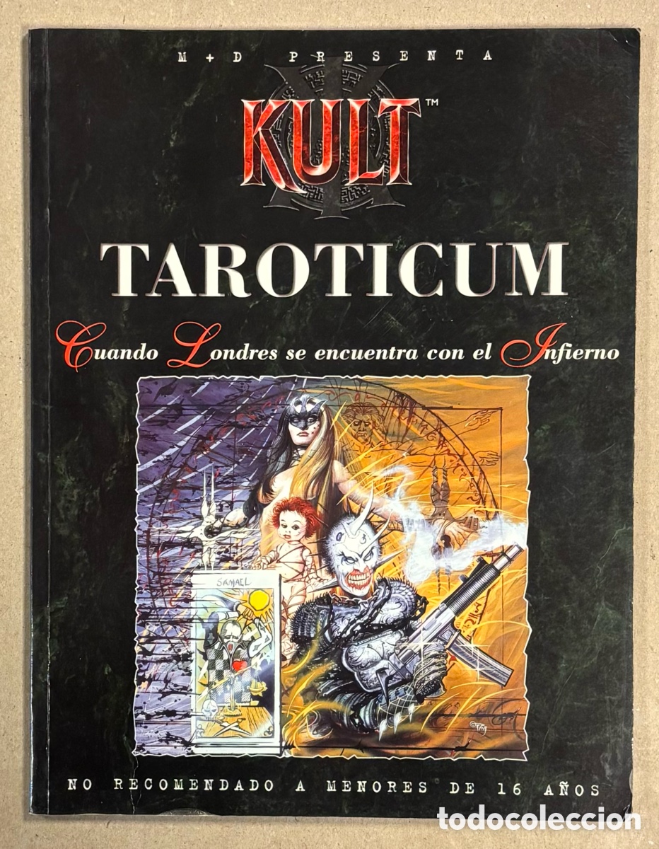 Jogos Antigos: KULT. TAROTICUM, CUANDO LONDRES SE ENCUENTRA CON EL INFIERNO. GUNILLA JONSSON y MICHAEL PETERSEN.