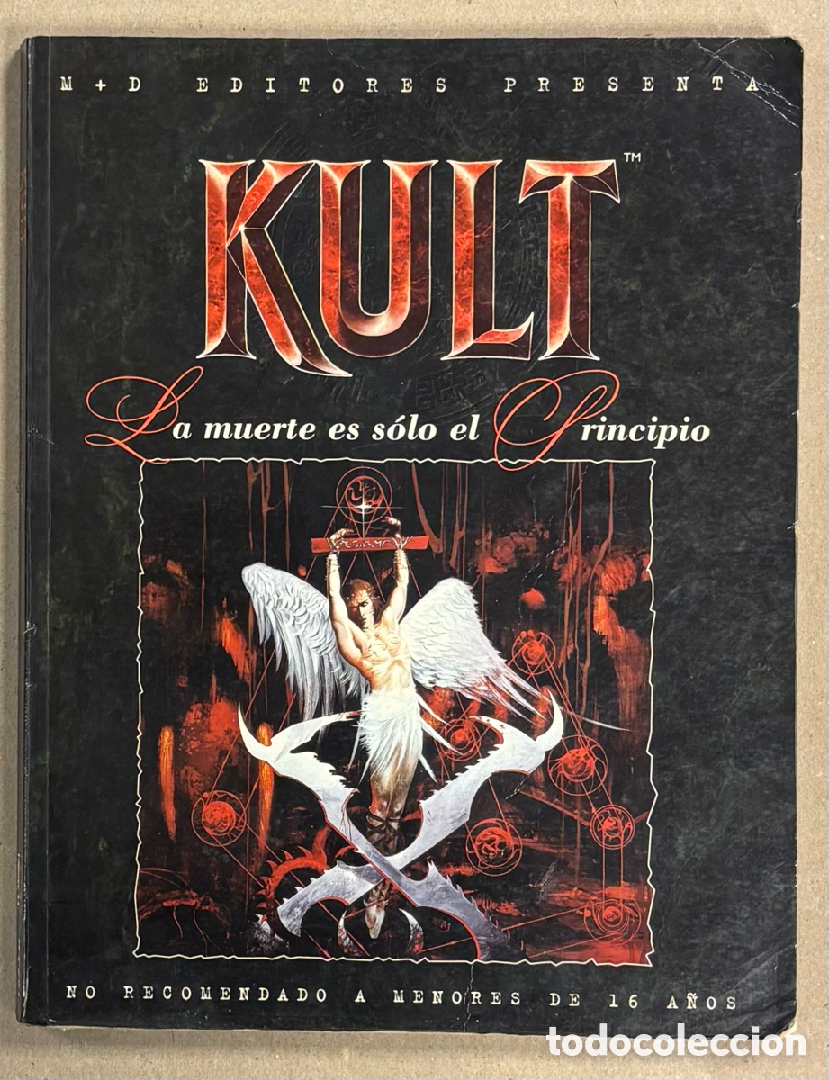 Jogos Antigos: KULT, LA MUERTE ES S&Oacute;LO EL PRINCIPIO. M+D EDITORES 1994. #KT201. JUEGO DE ROL.