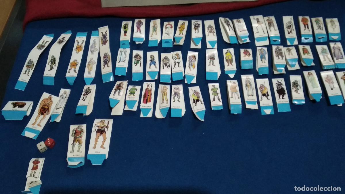 Juegos Antiguos: 57 CROMOS TROQUELADOS - El Se&ntilde;or de los Anillos Juego Aventuras B&aacute;sico Rol La Tierra Media VER FOTOS