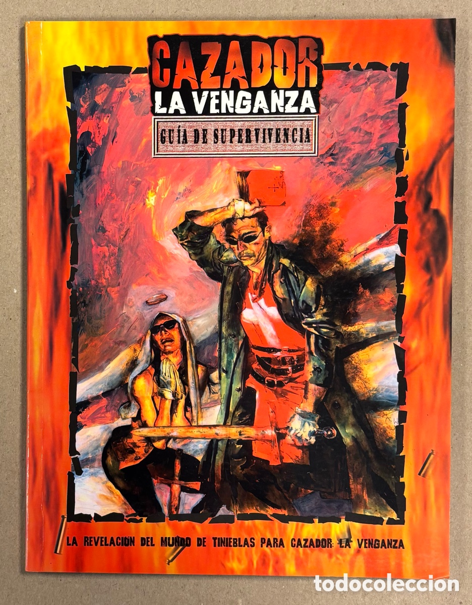 Jogos Antigos: CAZADOR LA VENGANZA. GU&Iacute;A DE SUPERVIVENCIA. LA FACTOR&Iacute;A DE IDEAS 2001. #LF6003. JUEGO DE ROL.
