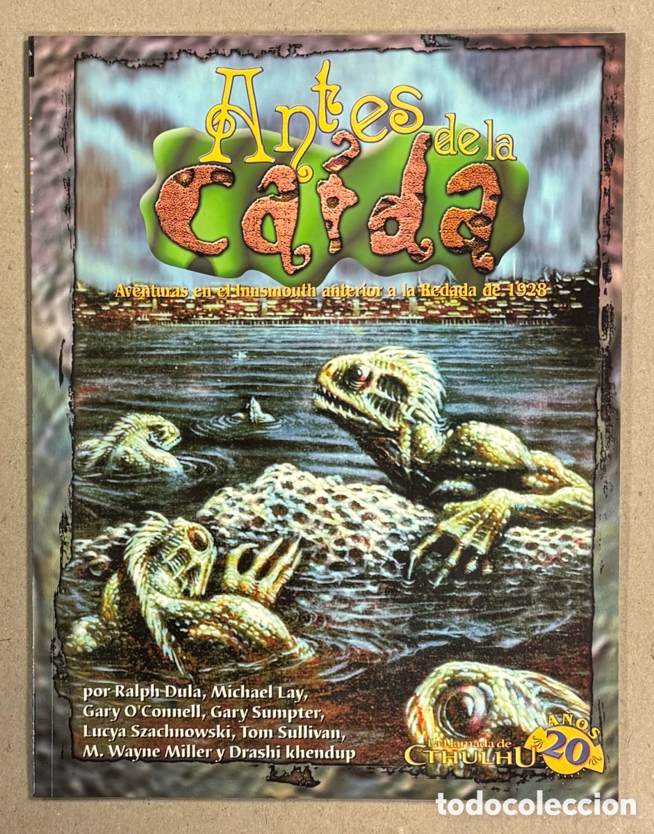 Jogos Antigos: ANTES DE LA CA&Iacute;DA. VV.AA. LA LLAMADA DE CTHULHU. LA FACTOR&Iacute;A DE IDEAS 1999. #LF452. JUEGO DE ROL