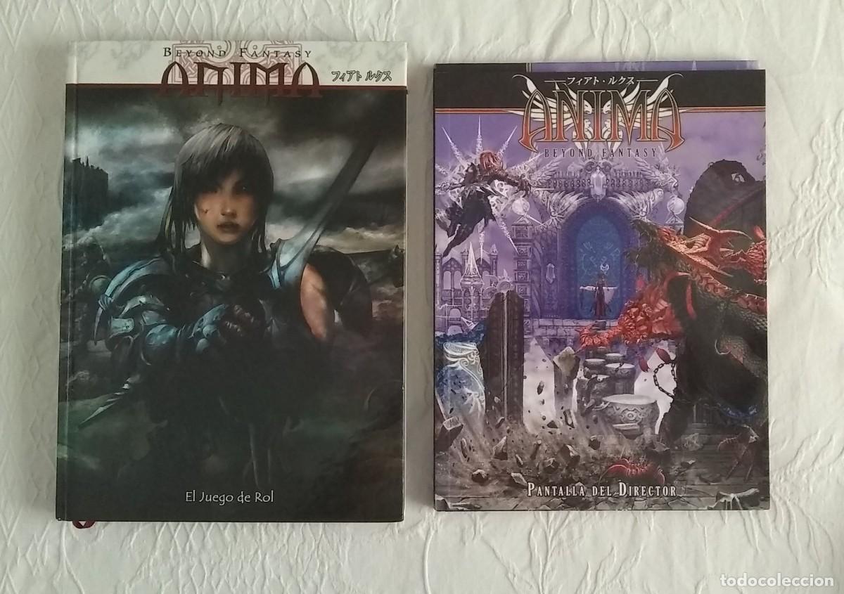 Juegos Antiguos: ANIMA BEYOND FANTASY MANUAL B&Aacute;SICO + PANTALLA DEL DIRECTOR ROL EDGE