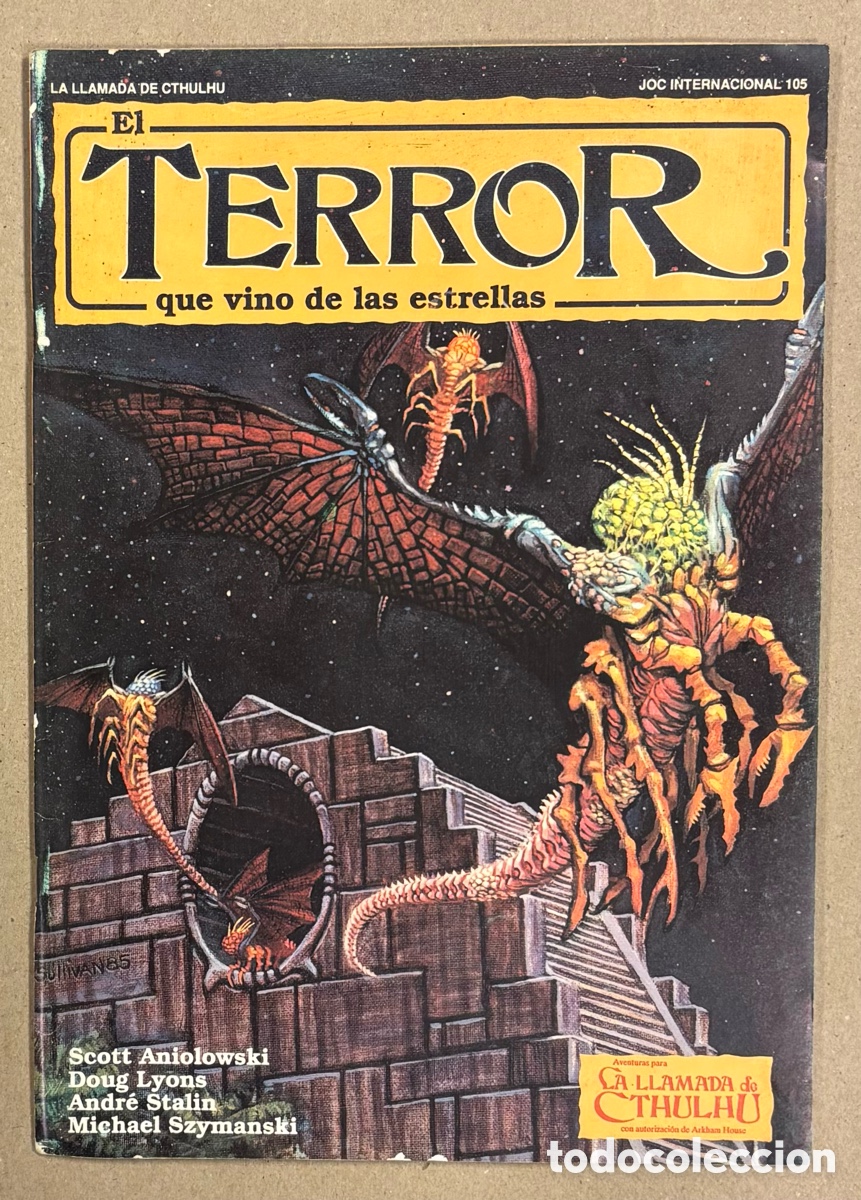 Old Games: EL TERROR QUE VINO DE LAS ESTRELLAS. VV.AA. LA LLAMADA DE CTHULHU. JOC INTERNACIONAL 105 (1989)