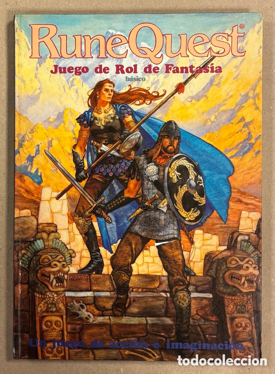 Jeux Anciens: RUNEQUEST: JUEGO DE ROL DE FANTAS&Iacute;A. GREG STAFFORD. JOC INTERNACIONAL (1989).