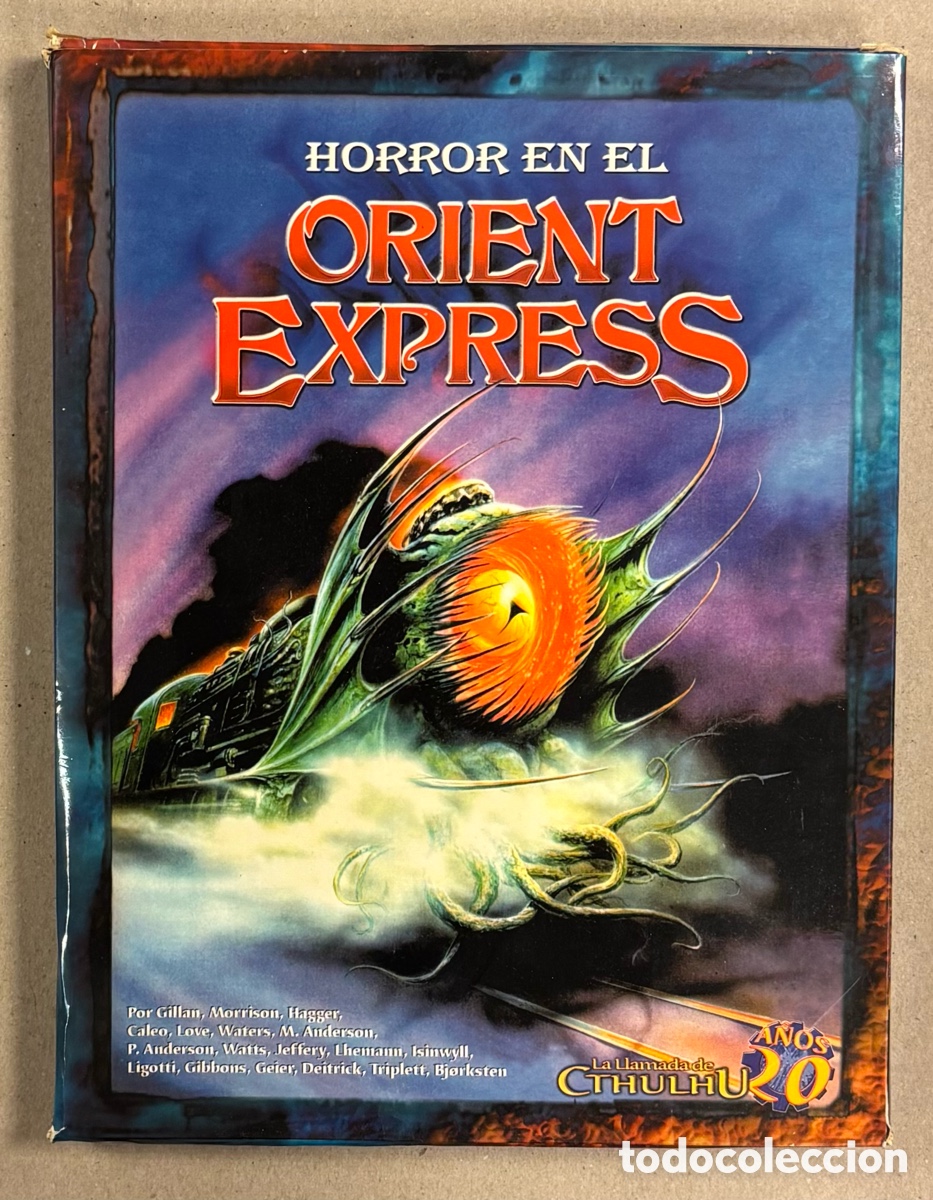 Jeux Anciens: HORROR EN EL ORIENT EXPRESS. VV.AA. LA LLAMADA DE CTHULHU. LA FACTOR&Iacute;A DE IDEAS 2000. #LF454.