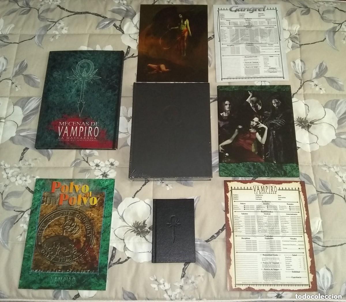 Juegos Antiguos: VAMPIRO: LA MASCARADA 20 ANIVERSARIO V20 EDICI&Oacute;N DELUXE NOSOLOROL PRECINTADO + RECOMPENSAS MECENAZGO