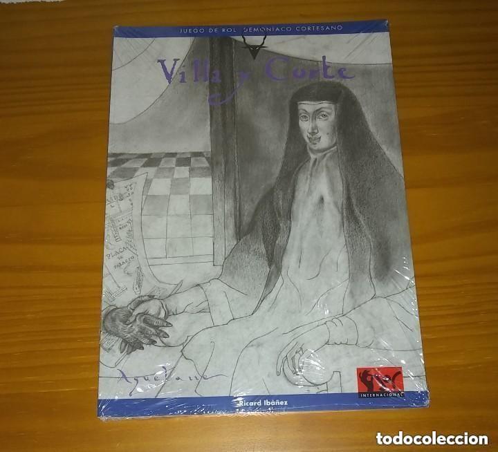 Juegos Antiguos: VILLA Y CORTE RICARD IB&Aacute;&Ntilde;EZ SUPLEMENTO AQUELARRE JUEGO DE ROL DEMON&Iacute;ACO CORTESANO JOC PRECINTADO