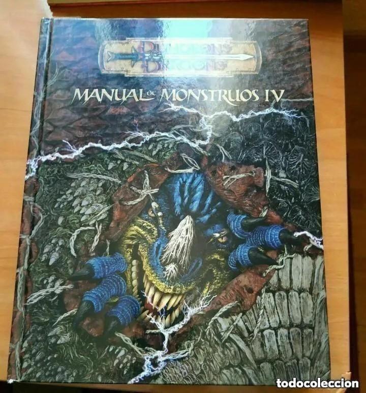 Juegos Antiguos: MANUAL DE MONSTRUOS IV 4 SUPLEMENTO DUNGEONS & AND DRAGONS JUEGO DE ROL DEVIR