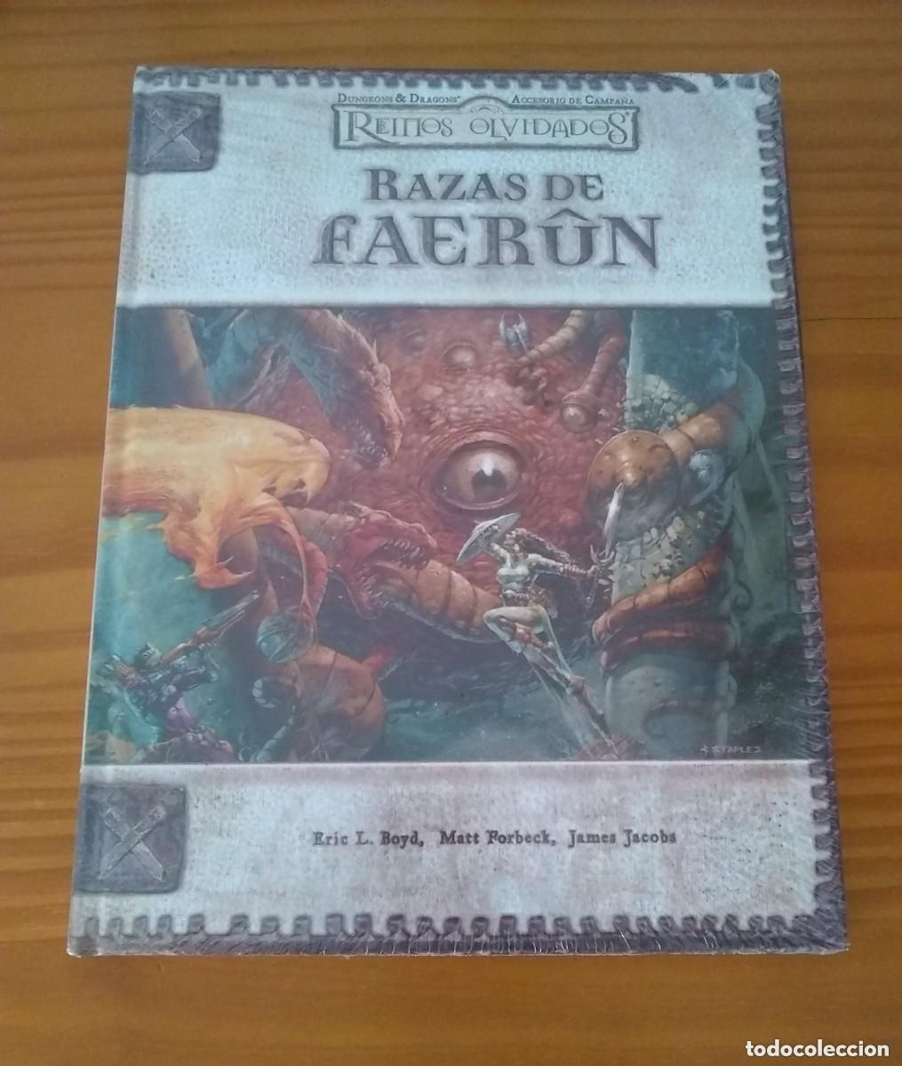 Juegos Antiguos: RAZAS DE FAERUN DUNGEONS & AND DRAGONS REINOS OLVIDADOS ROL DEVIR PRECINTADO