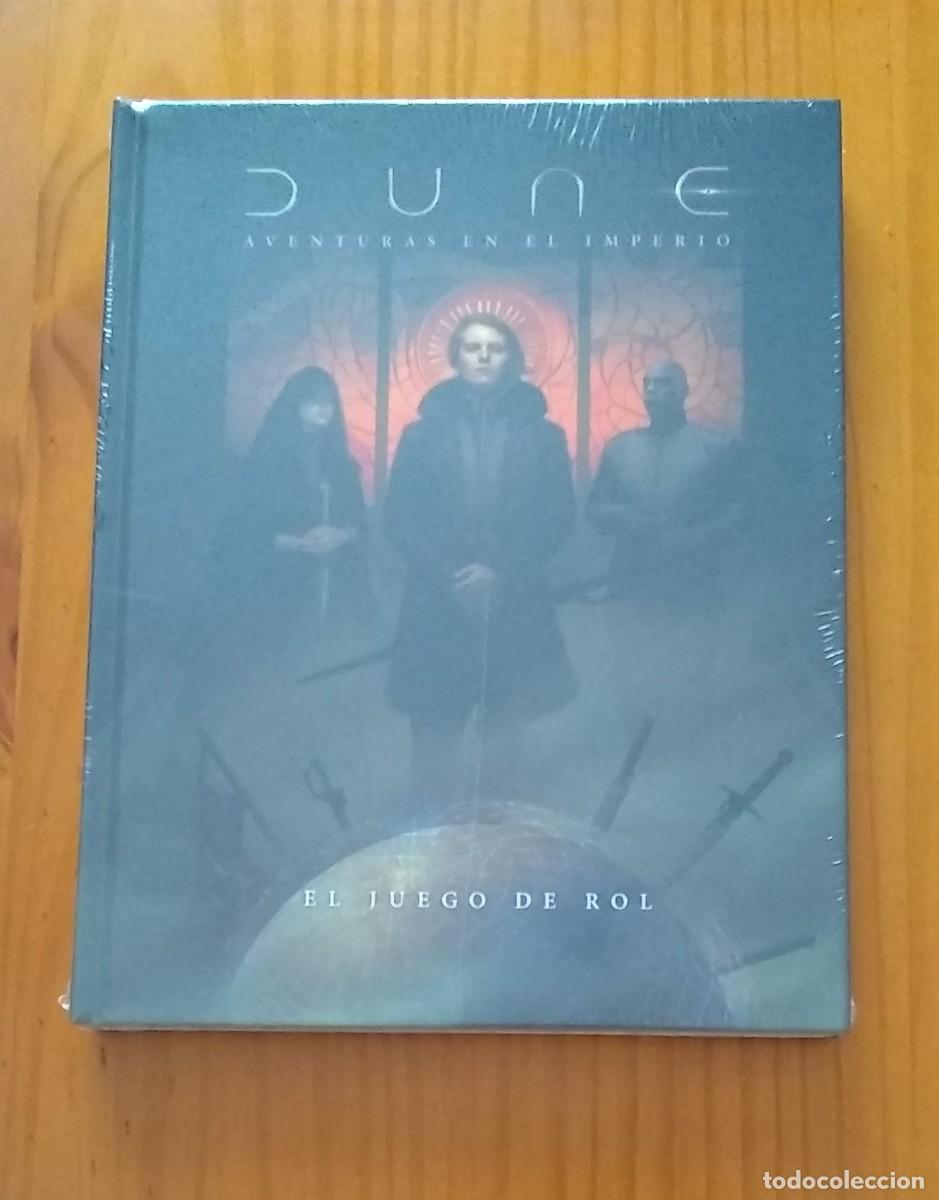 Juegos Antiguos: DUNE AVENTURAS EN EL IMPERIO JUEGO DE ROL LIBRO B&Aacute;SICO + BLOCK HOJAS PERSONAJE NOSOLOROL PRECINTADO
