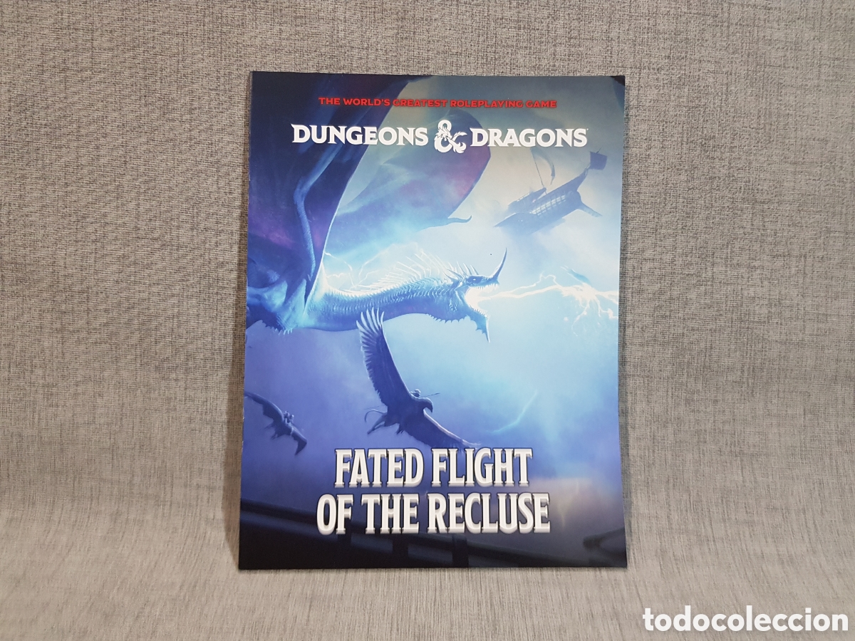 Juegos Antiguos: LIBRETO PROMOCIONAL DUNGEONS & DRAGONS FATED FLIGHT OF THE RECLUSE (ADD-ON EBERRON)