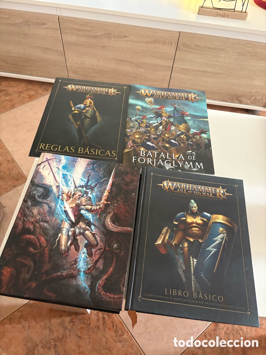 Juegos Antiguos: Lote de libros Warhammer Age of Signar