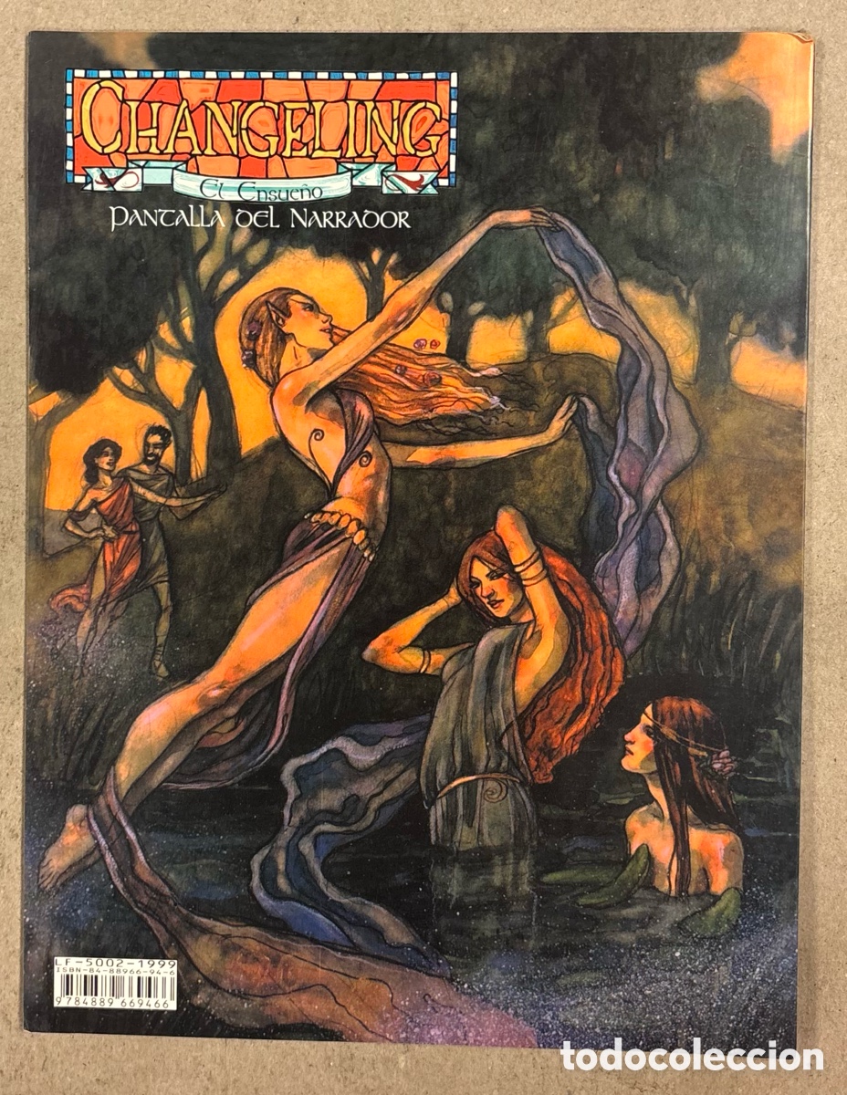 Juegos Antiguos: CHANGELING EL ENSUE&Ntilde;O. PANTALLA DEL NARRADOR. LA FACTOR&Iacute;A DE IDEAS 1999. JUEGO DE ROL