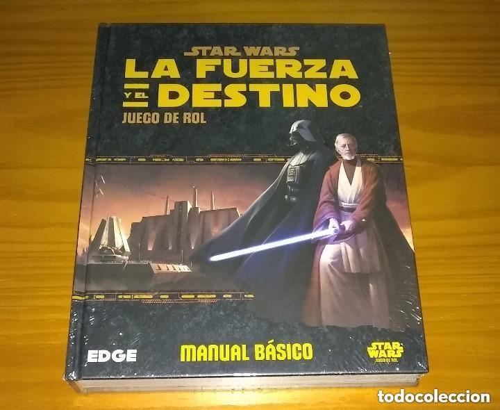 Juegos Antiguos: STAR WARS: LA FUERZA Y EL DESTINO JUEGO DE ROL MANUAL B&Aacute;SICO EDGE PRECINTADO