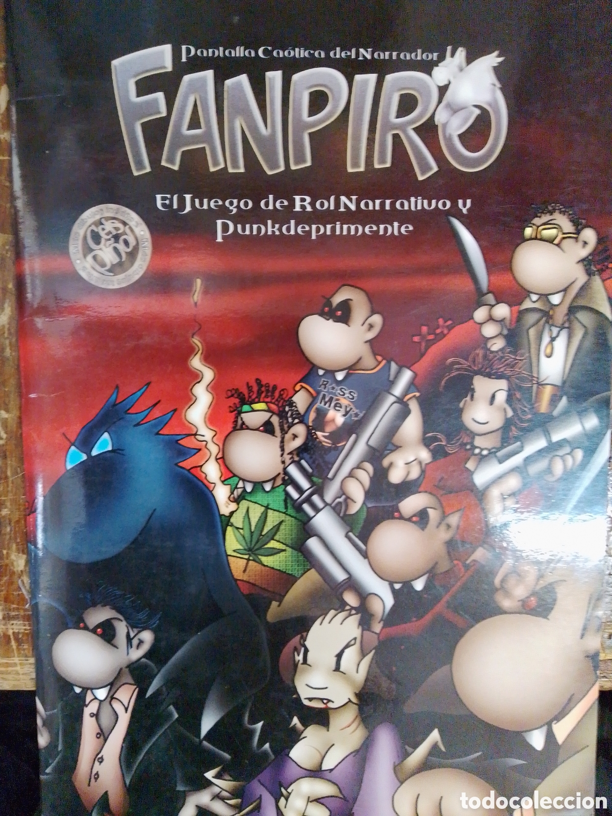 Juegos Antiguos: FANPIRO. EL JUEGO DE ROL NARRATIVO Y PUNK DEPRIMENTE. LA FACTORIA DE IDEAS. 2001