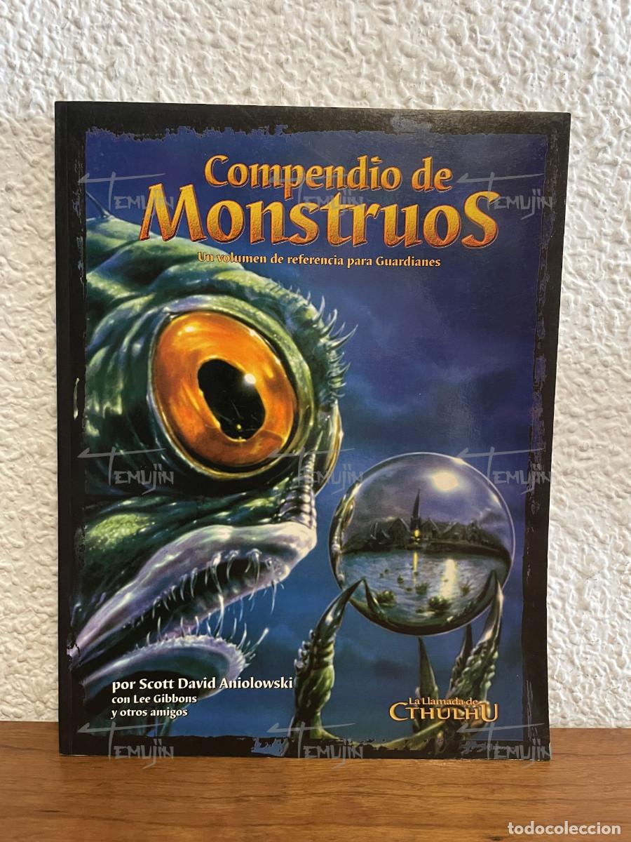 Juegos Antiguos: La Llamada de Cthulhu - Compendio de Monstruos - La Factoria LF405 - JUEGO DE ROL