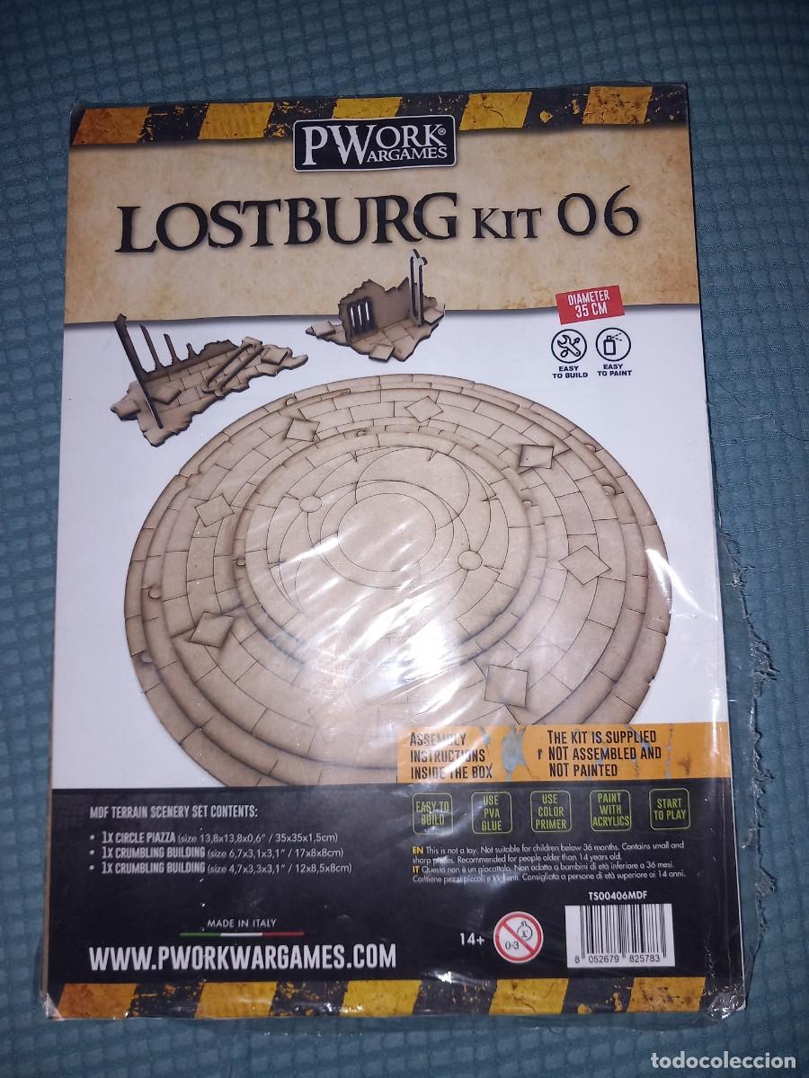 Juegos Antiguos: Escenario de Burgo medieval perdido. PWork. Wargames