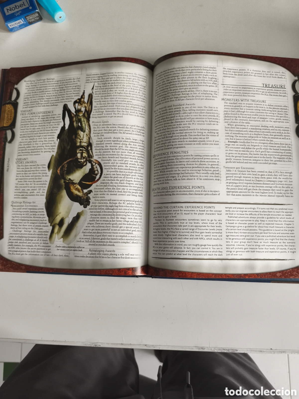Juegos antiguos: Antiguo libro Dungeons &Dragons, Dungeon Masters guide - Foto 2