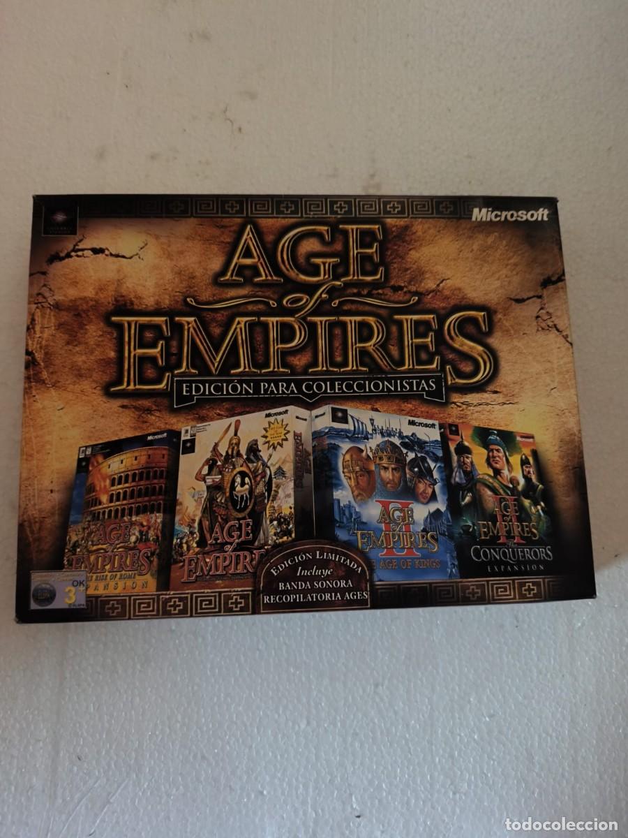 Juegos Antiguos: Age of Empires. 2003 . Edici&oacute;n limitada para Coleccionistas . Microsoft . Caja original completo