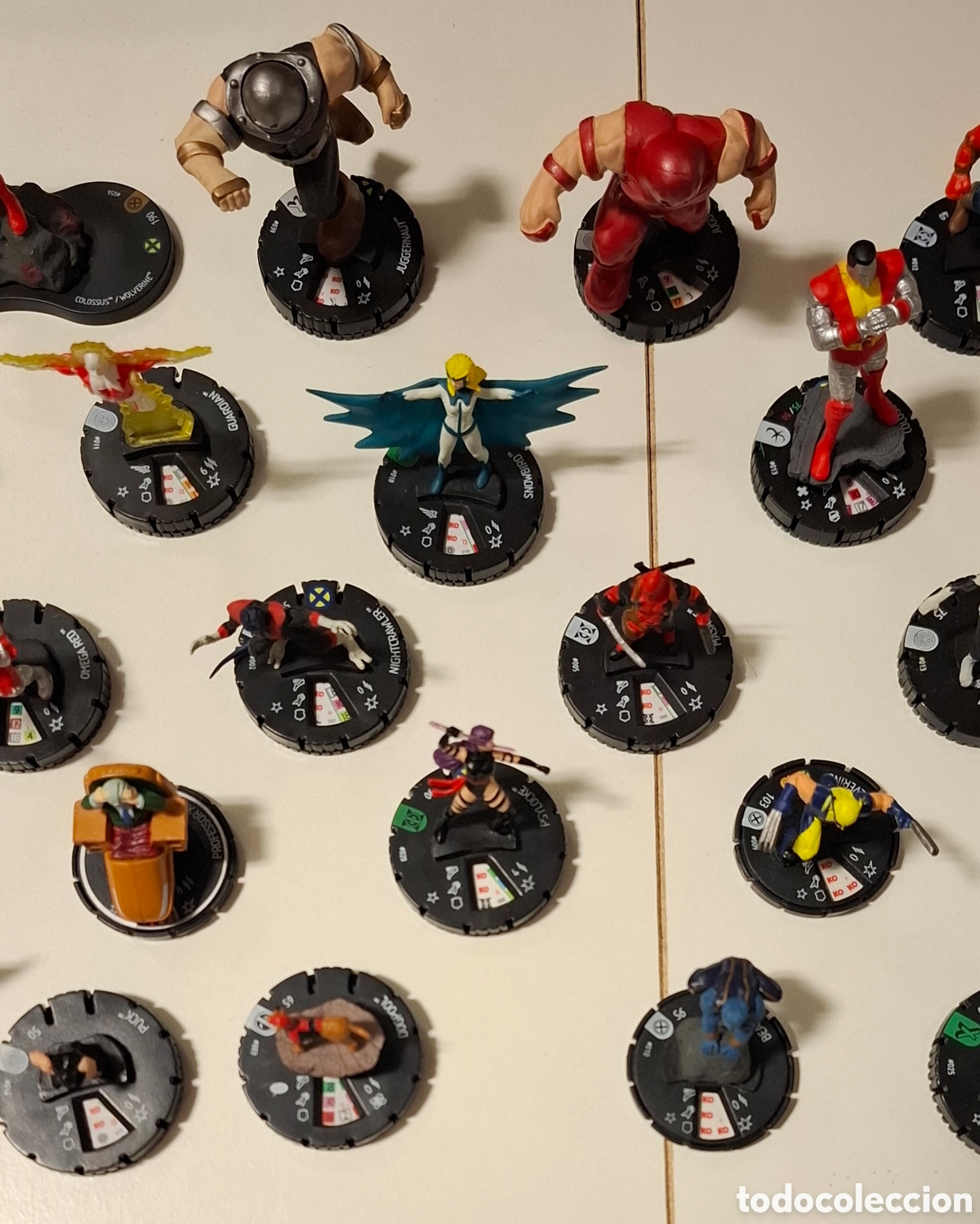 Juegos antiguos: Heroclix lote figuras Marvel - Foto 2