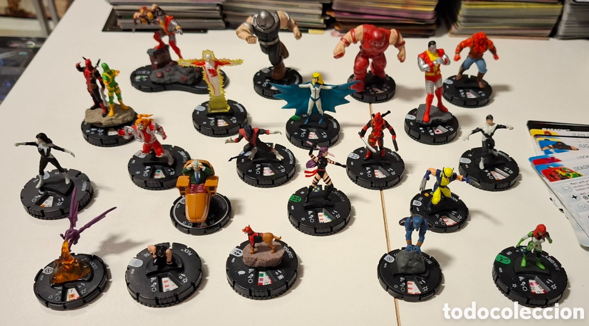 Juegos antiguos: Heroclix lote figuras Marvel - Foto 4