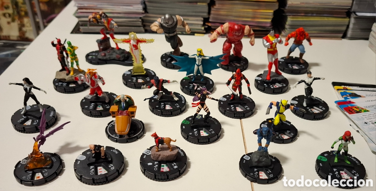 Juegos antiguos: Heroclix lote figuras Marvel - Foto 5