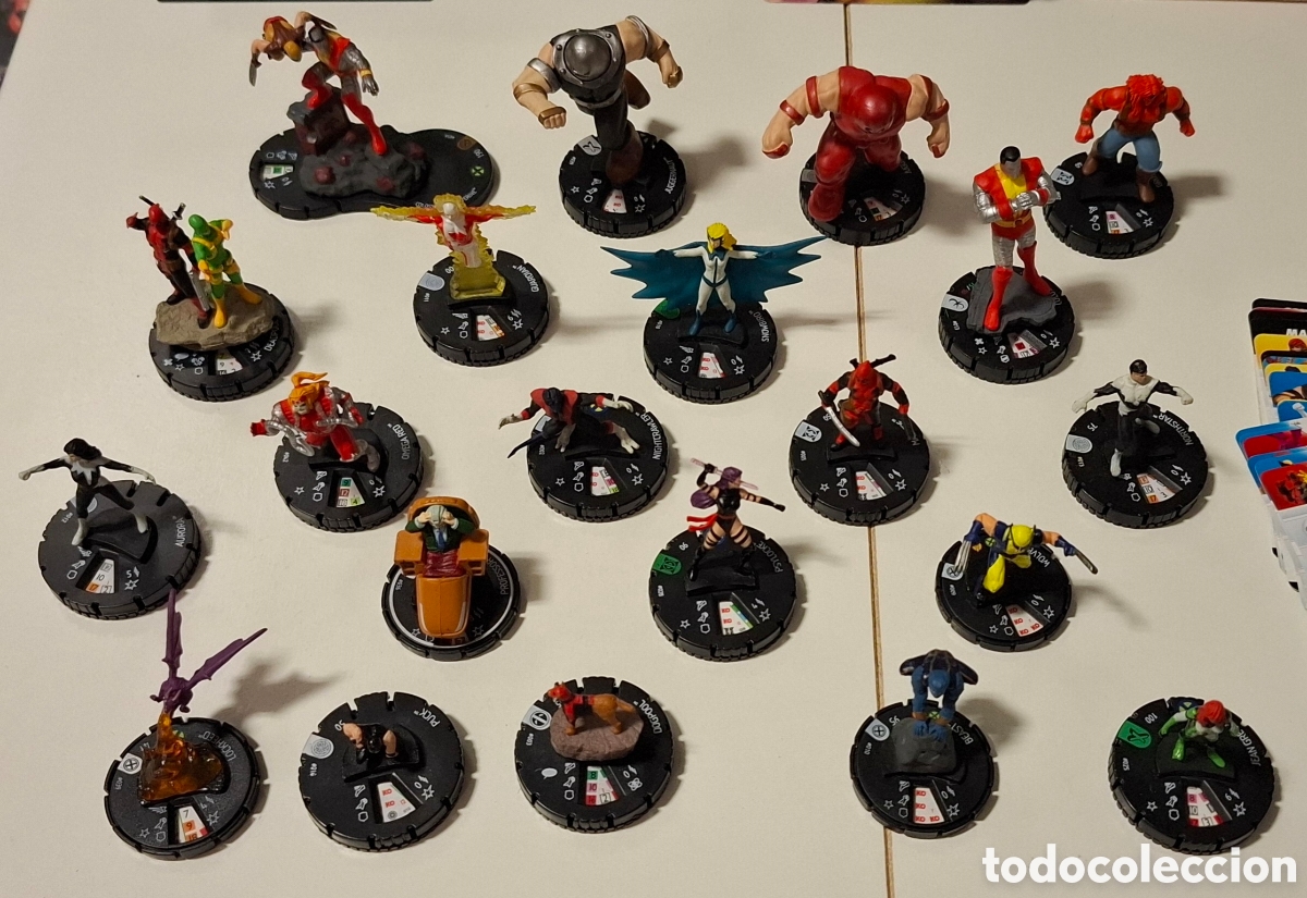 Juegos antiguos: Heroclix lote figuras Marvel - Foto 6