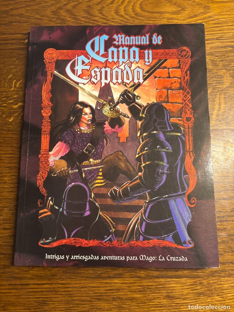 Juegos Antiguos: Manual de CAPA y ESPADA m&oacute;dulo para Mago La Cruzada Mundo Tinieblas