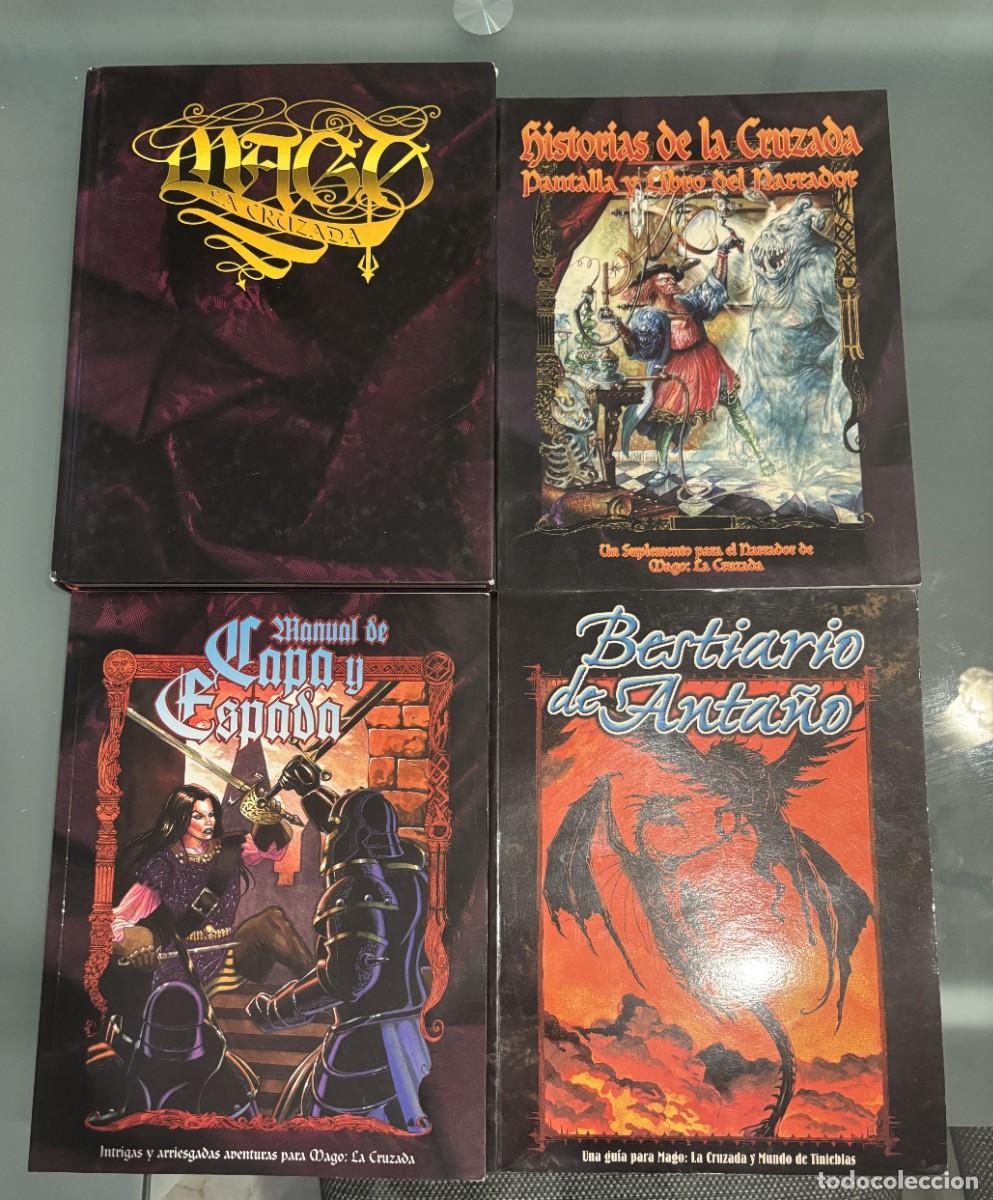 Juegos Antiguos: Pack Lote MAGO LA CRUZADA Manual B&aacute;sico + 3 M&oacute;dulos